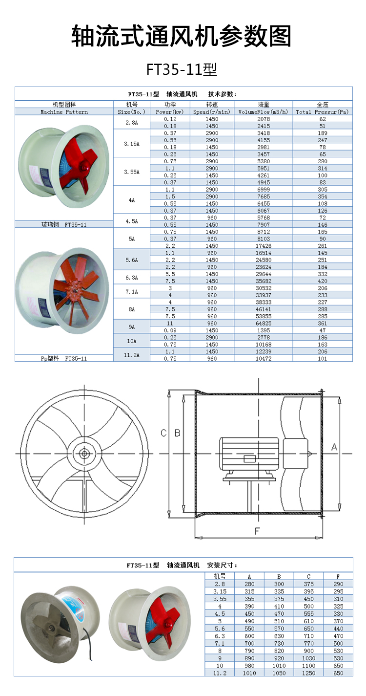 玻璃鋼斜流風機