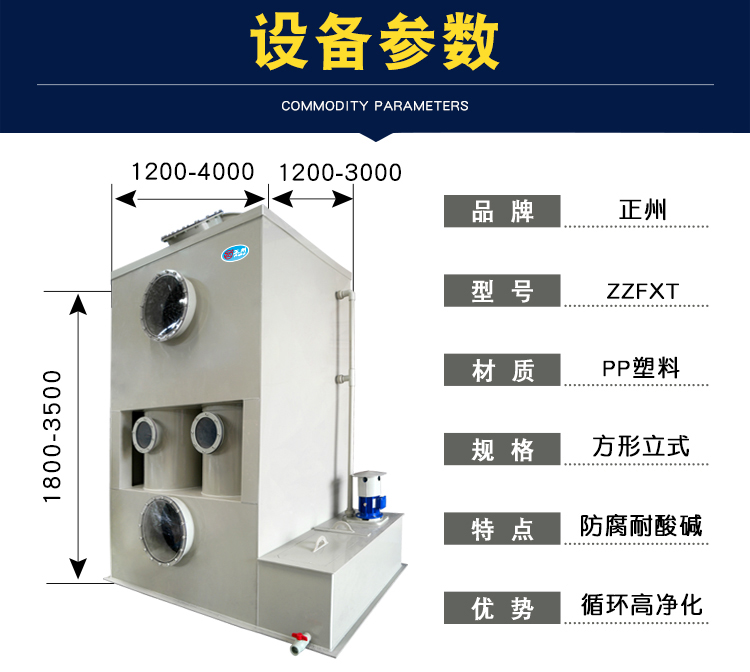 噴淋塔規(guī)格